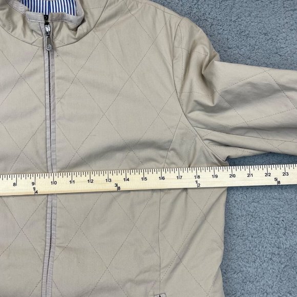 Women's jacket Brooks Brothers Quilted Barn Snap Coat size 8 - Picture 6 of 12